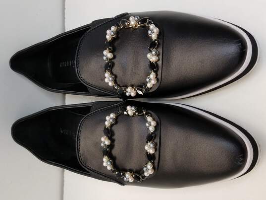 Buy the Karl Lagerfeld PARIS Kalana Faux Pearl Embellished Black ...