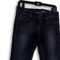 Womens Blue Denim Medium Wash Pockets Stretch Bootcut Leg Jeans Size 4R image number 3