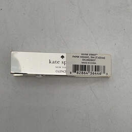 Designer Kate Spade Silver-Tone Keep It Together Paper Weight Clip With Box alternative image