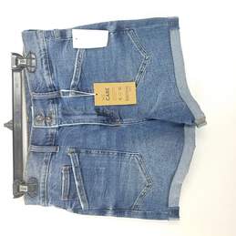 Kensie Jeans Women Blue Denim Shorts 6 NWT