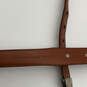 Womens Brown Leather Studded Buckle Front Adjustable Waist Belt Size 90/36 image number 3
