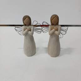 Bundle of 2 Demdaco Willow Tree Sign for Love Figurines alternative image