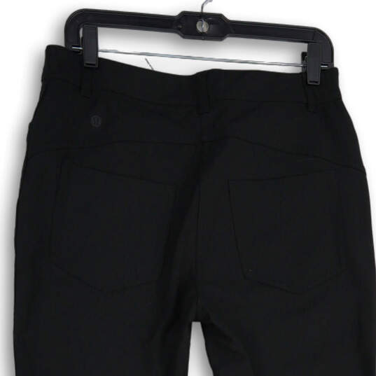 Womens Black Denim Dark Wash Welt Pockets Skinny Leg Jeans Size 10 image number 3
