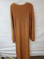 Amuse Society Orange Long Knitted Sweater Dress Size L image number 2