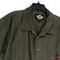 Mens Green Short Sleeve Chest Pocket Collared Button-Up Shirt Size 3XL image number 3