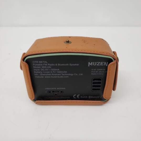 Muzen OTR Metal Wireless Portable FM Bluetooth Radio / Untested image number 4