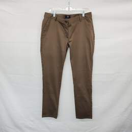 Solly Taupe Cotton Slim Leg Dress Pant MN Size 34 NWT