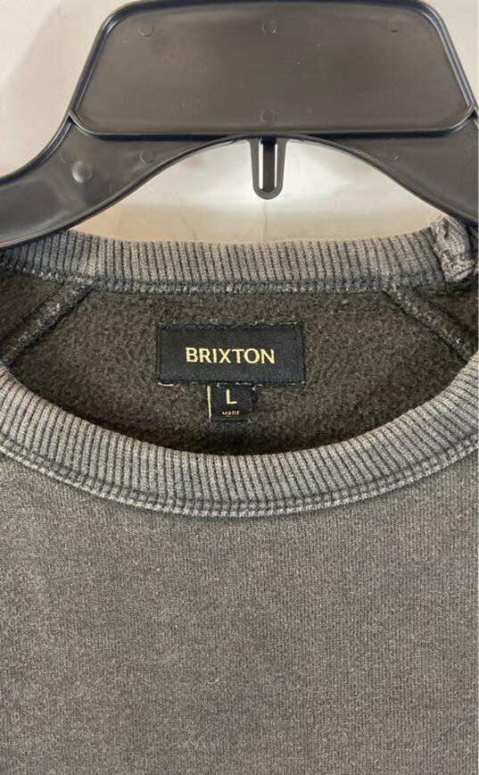 Brixton Gray Sweatshirt - Size Large image number 2