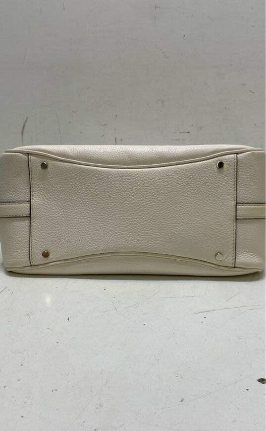 Kate Spade Mimi Pebbled Leather Ivory Shoulder Satchel Bag image number 3