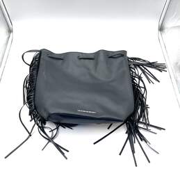 Lot - Victoria's Secret Faux Leather Fringe Tote Bag