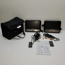 RCA Twin Mobile DVD Players w/ 9in LCD Screens DRC6296 Untested P/R