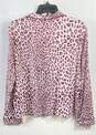 Kate Spade Women Pink Leopard Print Pajama Top M image number 2