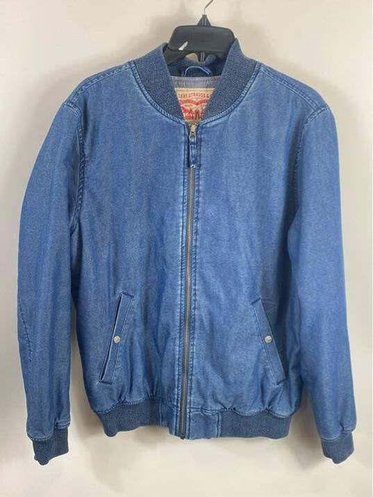 Levi's Blue Jacket - Size Medium image number 1