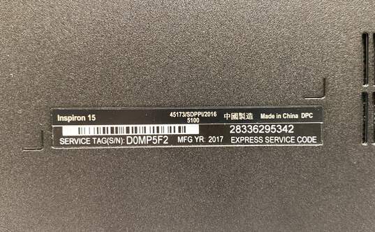 Dell Inspiron 15 300 Series 15.6" Intel Core i5 7th Gen Windows 10 image number 6