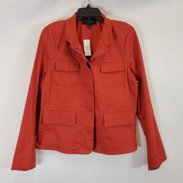 Ann Taylor Factory Women Red Jacket NWT sz L