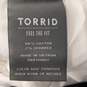Torrid Women White Button Fly Jeans Sz14 image number 4
