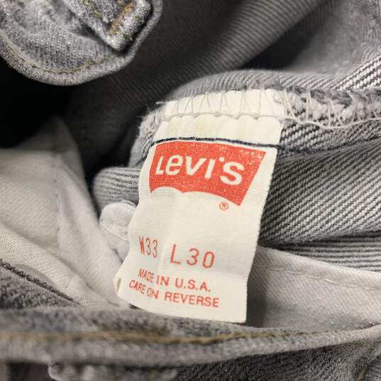 Men's Grey Levi's Jeans, Sz. 33x30 image number 3