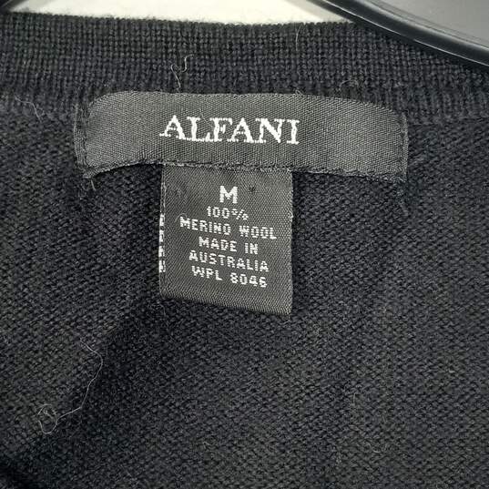 Men's Black Alfani Sweater Size M image number 4