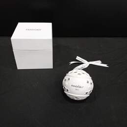 Pandora 2011 Holiday White Ceramic Ornament