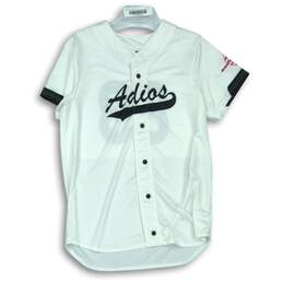 Alleson Athletic Mens White Black 83 Shirt Size M