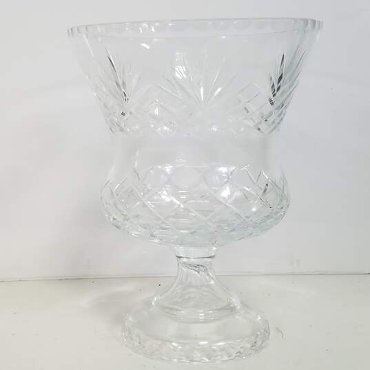 Coca Cola 2023 10 inch High Crystal Glass Trophy Vase image number 1