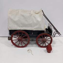 Wooden Home Decorative Covered Western Style Wagon