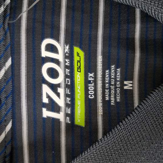 IZOD Mens Blue Casual Shirt Size Medium image number 3