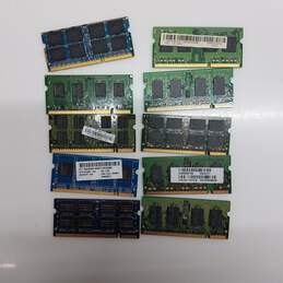 Lot of 10 Mixed PC3 DD3 Laptop Memory Ram #2 alternative image