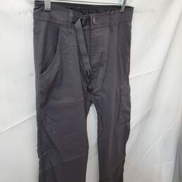 Prana Taupe Men's Cargo Pants Size 32 w/ Snapping Cuffs alternative image
