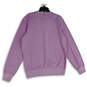 NWT Womens Pink Crew Neck Long Sleeve Pullover Sweatshirt Size Medium image number 2
