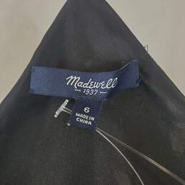 Madewell Women's Black Mini Dress SZ 6 NWT alternative image