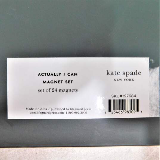 Kate Spade Actually I Can Magnet Set image number 4
