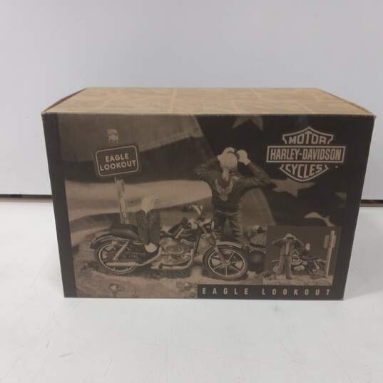 Ertl Collectibles Harley Davidson Eagle Lookout Sculpture IOB image number 4