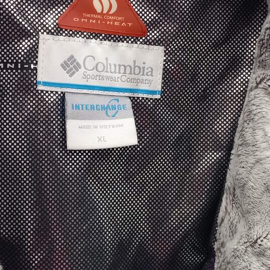 Columbia Purple Puffer Jacket Women's Size XL image number 4