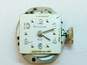 Ladies VTG Bulova 18K White Gold Case 23 Jewels Black Corded Wrist Watch 9.6g image number 16