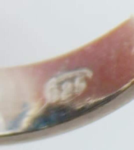 Artisan 925 Feldspar Turquoise & Amber Rings 16.0g image number 6