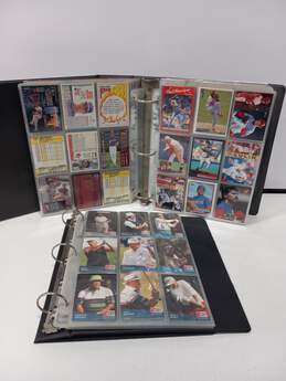 10lbs of Assorted Sports Cards in 2 Binders