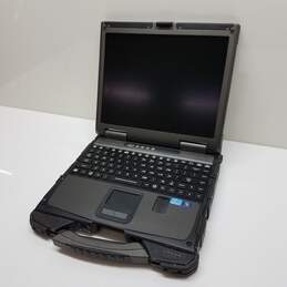 UNTESTED Gatac B300 Rugged Laptop Intel i5 CPU Gray/Black