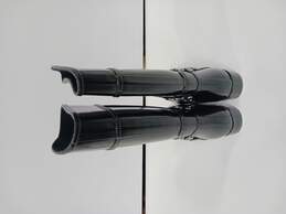 Black Rubber Rain Boots Size 2 alternative image