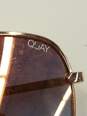 Quay X Desi High Key Mini Rose Gold Aviator Sunglasses image number 7