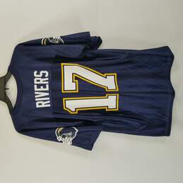 NFL Players Men Navy Blue San Diego Chargers Phillip Rivers Jersey M alternative image