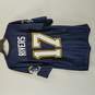 NFL Players Men Navy Blue San Diego Chargers Phillip Rivers Jersey M image number 2