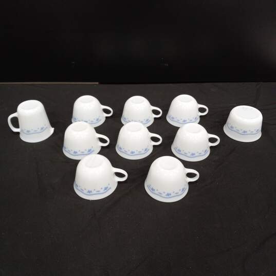 Set of Ten Pyrex Coffee Cups image number 4