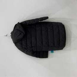 NWT Womens Black Long Sleeve Pockets Full-Zip Hooded Puffer Jacket Size XL alternative image