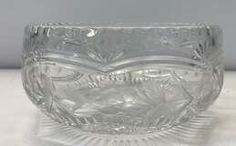 Vintage Brilliant Cut Crystal Glass 8 inch Wide Table Top Bowl alternative image
