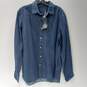Vineyard Vines Men's Blue LS Chambray Spred Collar Casual Button Up Shirt Size M NWT image number 1