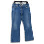 Womens Blue 525 Medium Wash Pockets Denim Bootcut Jeans Size 12 image number 1