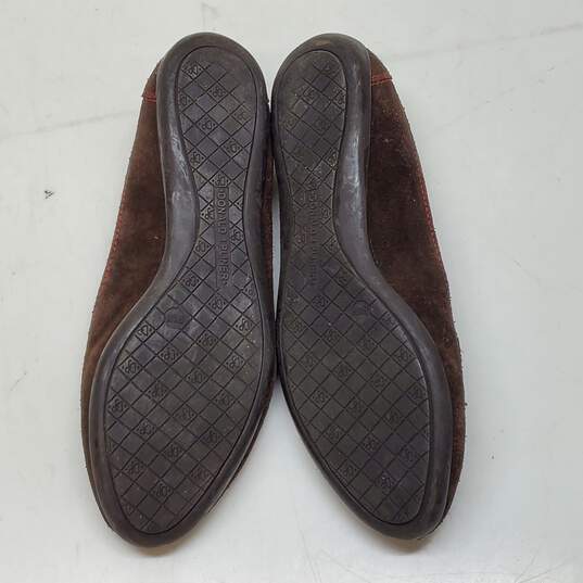 Donald J. Pliner Women's Brown Suede Loafers Size 8.5M image number 4