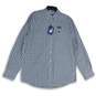 NWT Chaps Mens Gray White Long Sleeve Button-Up Shirt Size L image number 1