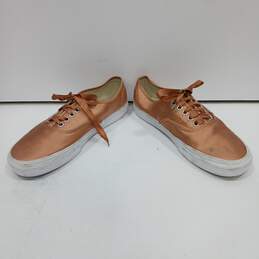 Vans Unisex Satin Lux Rose Gold Shoes Size Men 8.5 Women 10 alternative image